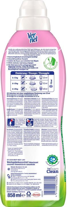 Actual product image Vernel Wildrose (39 Washing cycles, Liquid detergent)