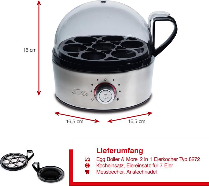 Actual product image Solis Egg Boiler & More 8272