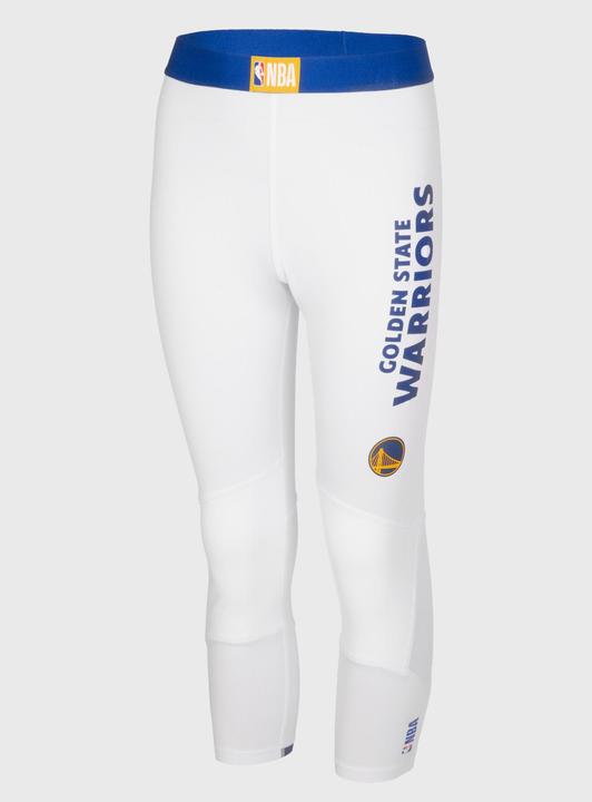 Produktbild Tarmak Kinder Basketball Funktionshose 3/4-Tights NBA Golden State Warriors - 500 weiss (134)
