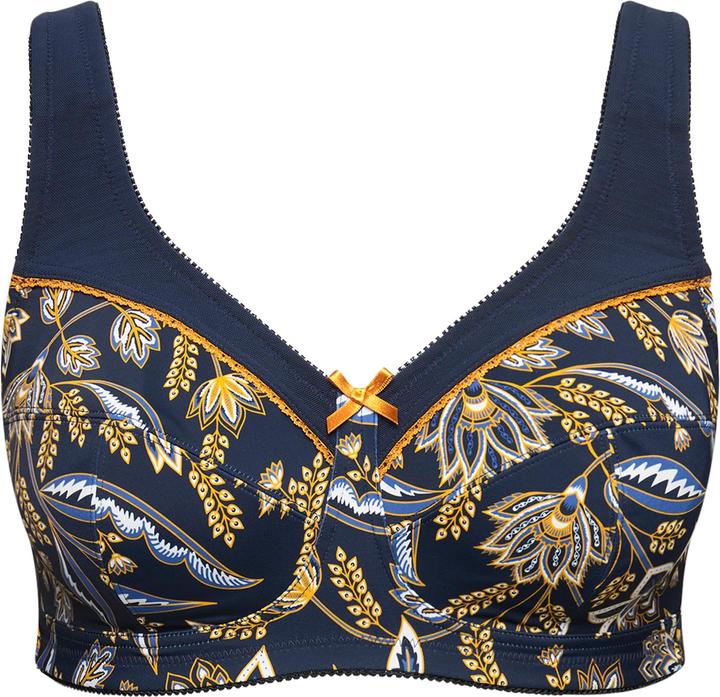 Image du produit Ulla Popken Soutien-gorge de maintien, imprimé floral. Sans armatures - bonnet C-F (85 C)