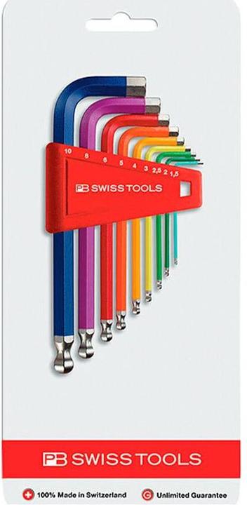 Actual product image PB Swiss Tools Rainbow angle spanner