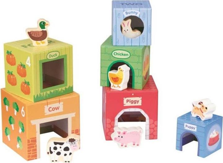 Produktbild Spielba Stapelturm mit Holztiere