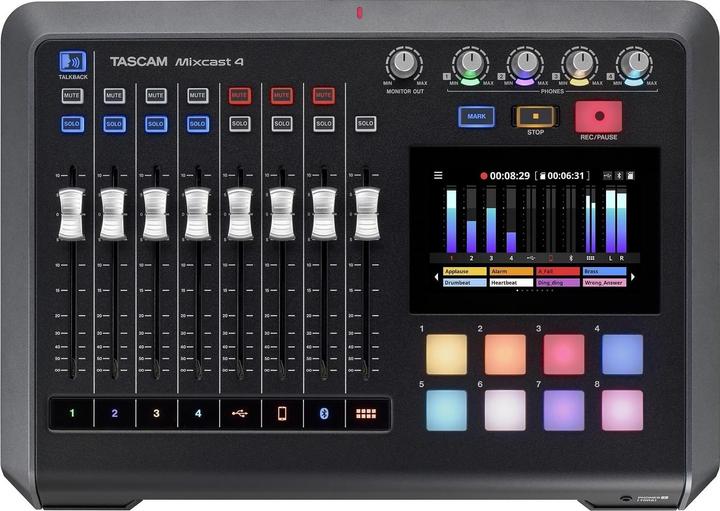 Tascam Mixcast 4 (Studio- and Livemixer)