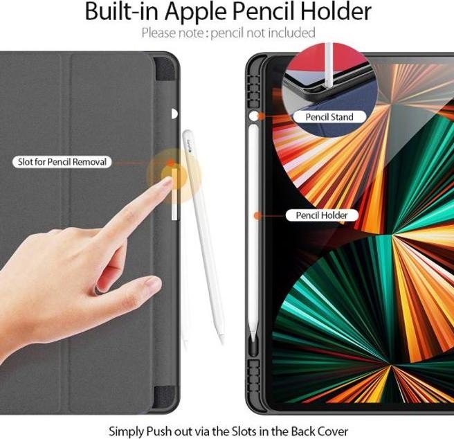 Image du produit Dux Ducis Domo Smart Case à trois volets (iPad Pro 12.9 2021 (5ème génération), iPad Pro 12.9 2022 (6e génération))