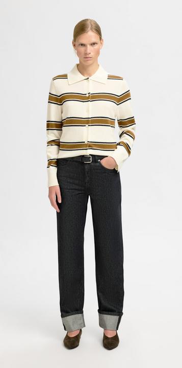 Produktbild Selected 100% Merinowoll Langarm-Poloshirt (M)