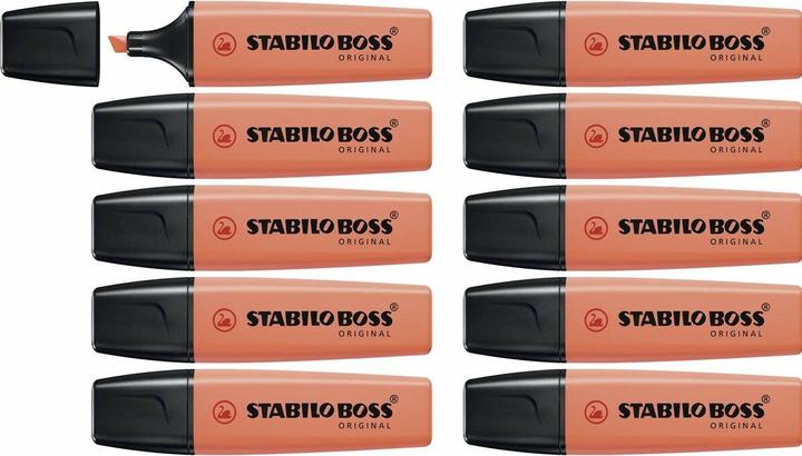 Actual product image STABILO Leuchtmarker Boss Original (Coral, 5 mm, 10 x)