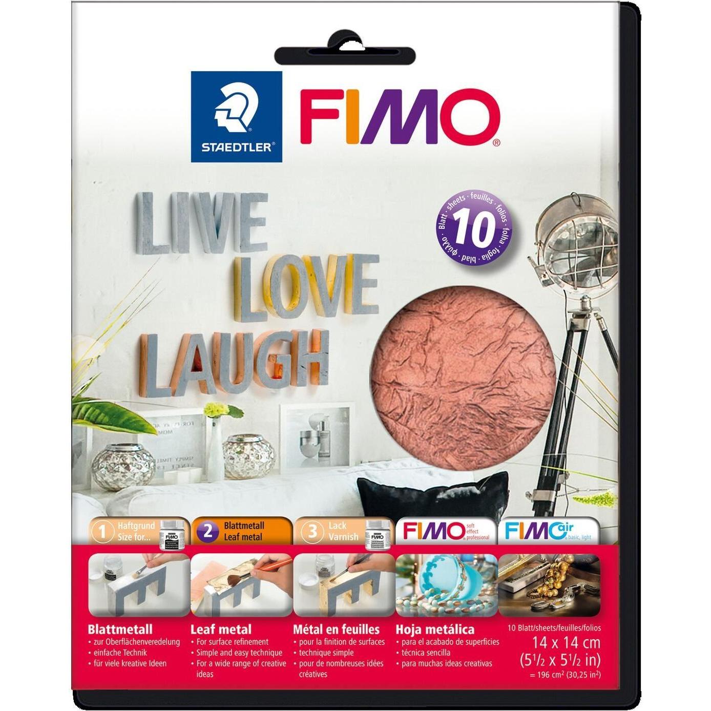 Thumbnail - Fimo Blattmetall, 10 Blatt