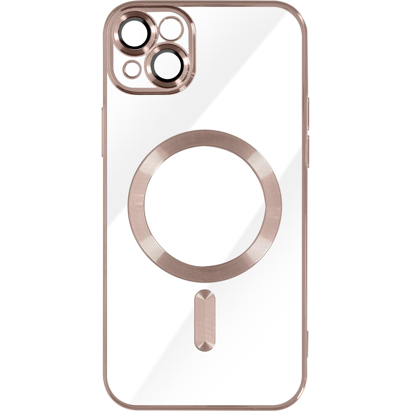 Avizar Chrom Handyhülle Series (Apple iPhone 14), Smartphone Hülle, Rosa