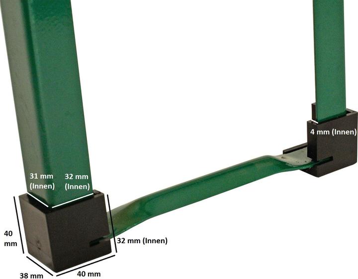 Actual product image Degamo Set of 12 floor protectors for marquee set (4 cm, 3.80 cm)