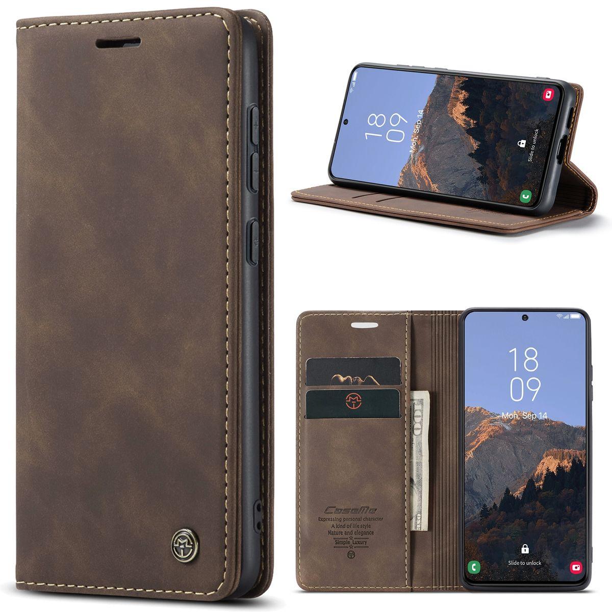 Thumbnail - König Design Hülle Handy Schutz für Samsung Galaxy S23 Plus Ultra Case Cover Tasche Wallet (Samsung Galaxy S23+), Smartp...