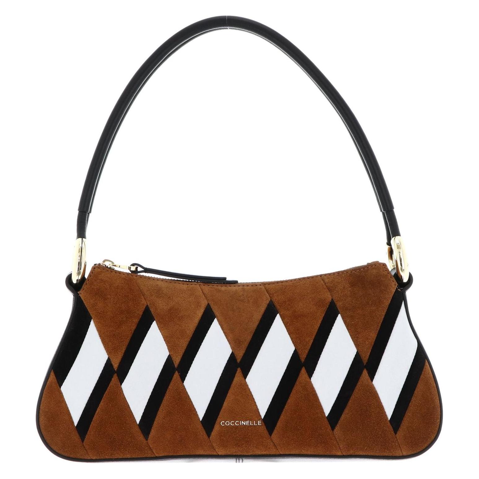 Coccinelle, Damen, Handtasche, Lisbet N.G.Patc Handbag, Braun