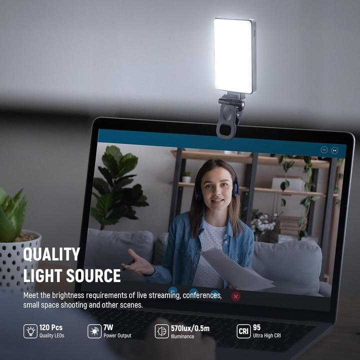 Actual product image Neewer Basics Bi-Color Selfie Light BL120B