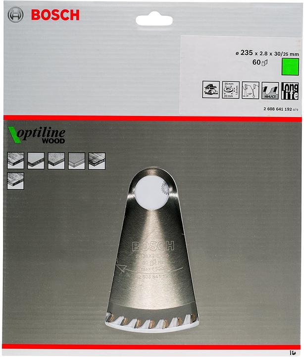 Actual product image Bosch Professional Zubehör PRO Wood circular saw blade, 235 x 2.8 x 30 mm