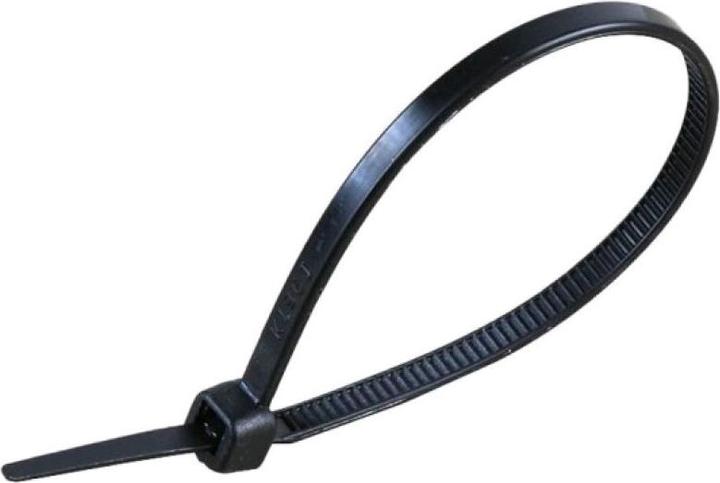 Actual product image V-TAC Cable Tie 2.5 x 200 mm Black 100 pcsPack (200 mm, 100 pcs.)