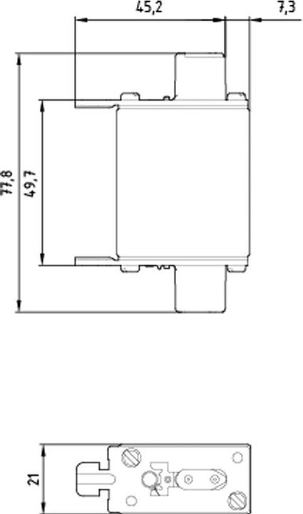 Productafbeelding Siemens NH000 A gG Un AC Un DC zekeringverbinding (16 A)