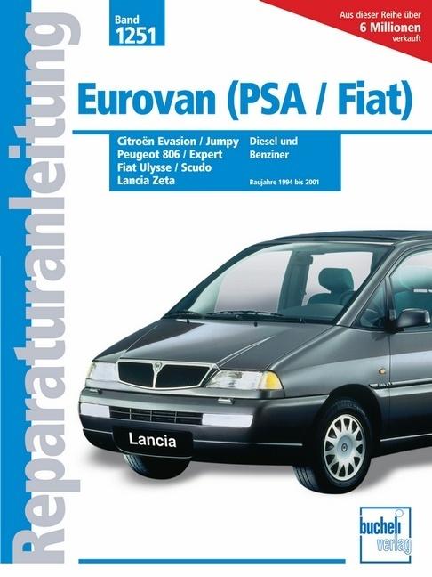 Produktbild Eurovan (PSA/Fiat) - Peugeot 806 & Expert / Citroën Evasion & Jumpy (Deutsch, 2010)