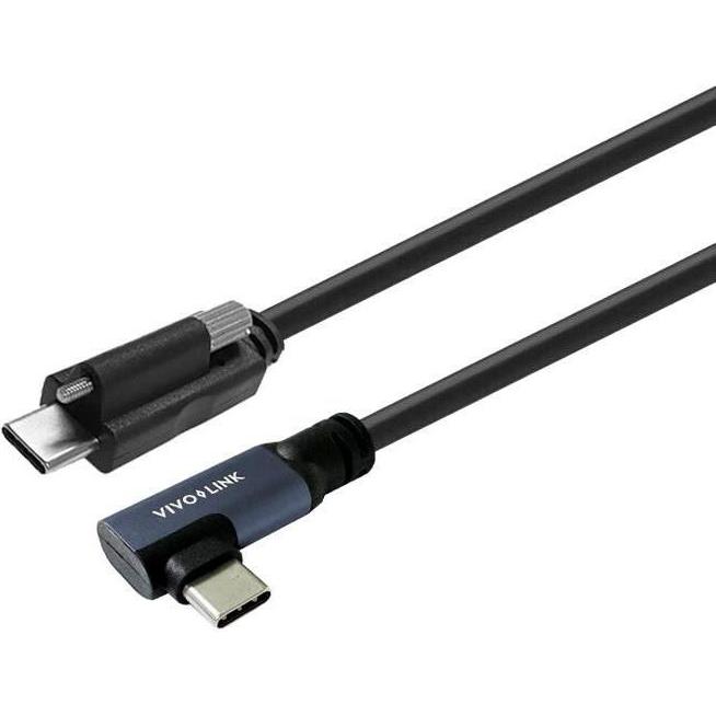 Vivolink USB-C to USB-C Angled Cable (7.50 m, USB 3.2 Gen 2x2), USB Kabel