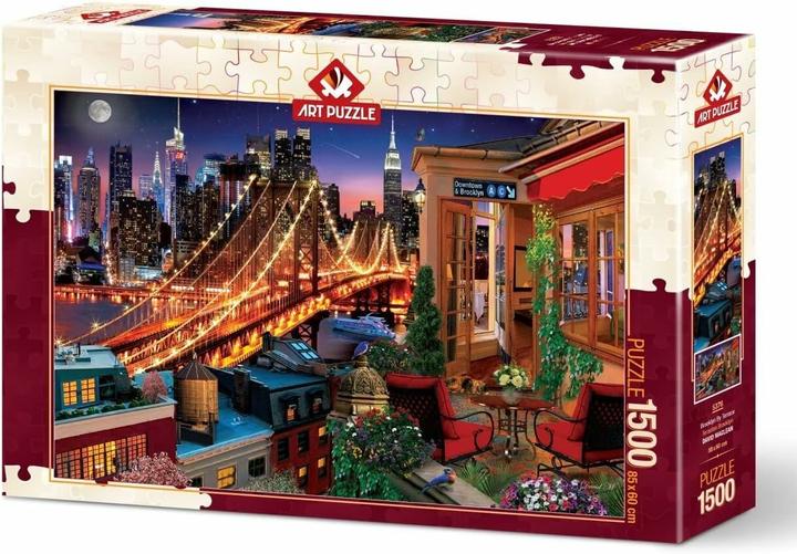 Actual product image Art Puzzle Puzzle 1500 New York, View of the Terrace (1500 pieces)