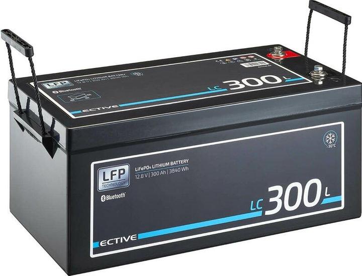 Actual product image Ective LC 300L LT 12V LiFePO4 Lithium Supply Battery 300 Ah (12 V, 300 Ah)