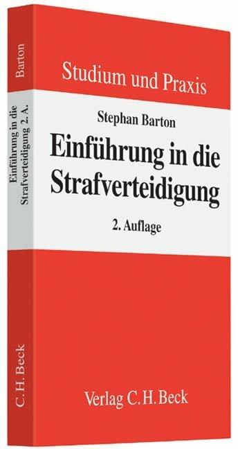 Produktbild Einführung in die Strafverteidigung (Deutsch, Stephan Barton, 2013)