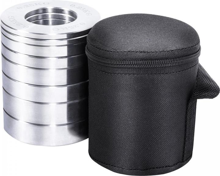 Gorilla Sports Weight plates set (2 x 0.5 kg, 2 x 0.75 kg, 2 x 1 kg, 2 x 0.25 kg)