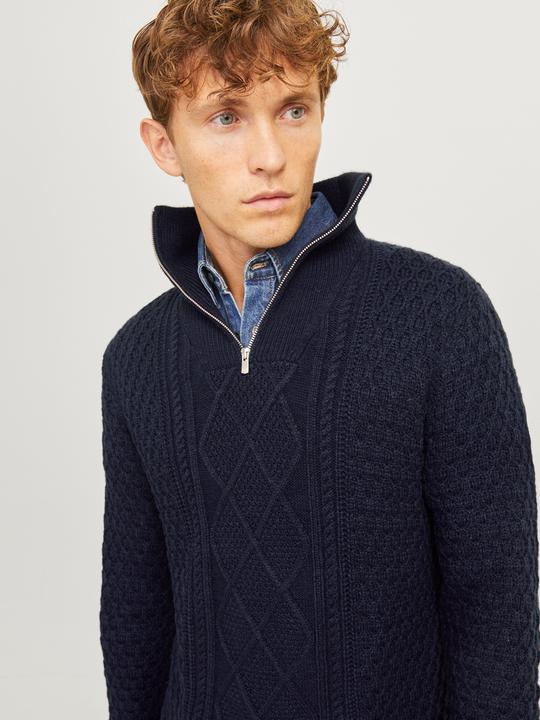 Produktbild Jack & Jones Einfarbig Strickpullover Strickpullover (S)
