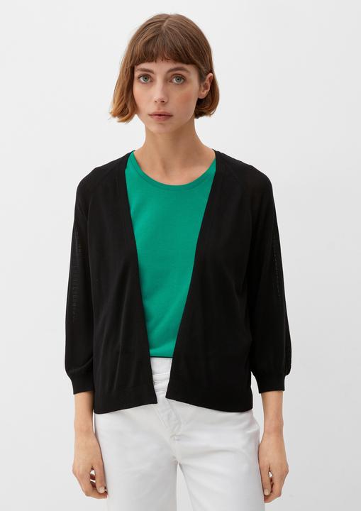 Produktbild s.Oliver Strickjacke Strickjacke aus Viskose (44)