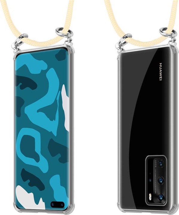 Produktbild Cadorabo TPU Handy Kette SILBER Cover