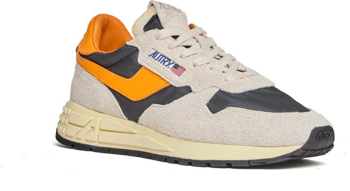 Image du produit Autry Sneakers Reelwind Low Nera, Arancio, Beige (42)