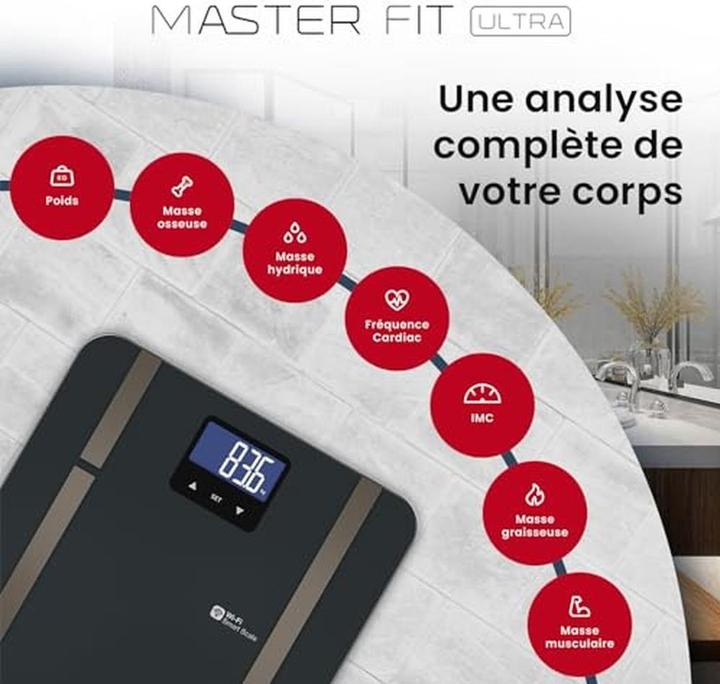 Produktbild Terraillon - Personenwaage Master Fit Ultra (180 kg)