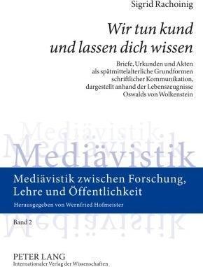Produktbild Wir tun kund und lassen dich wissen (Sigrid Rachoinig, 2009)
