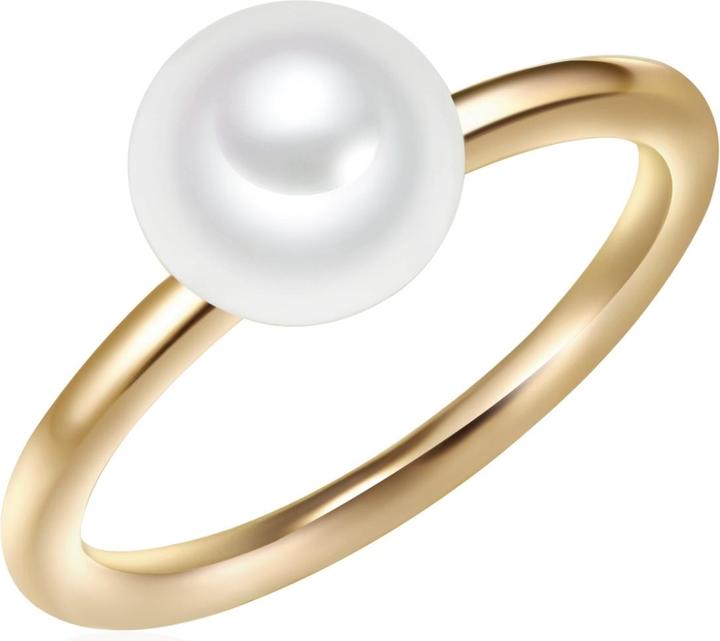 Produktbild Valero Pearls Damen Sterling Silber Süsswasser-Zuchtperle Gelbgold - 11346 (62, 925 Silber)