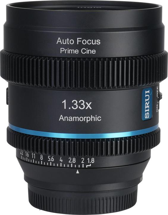 Sirui 20mm T1.8 1.33X S35 AF Anamorphique Monture Sony-E (APS-C / DX)