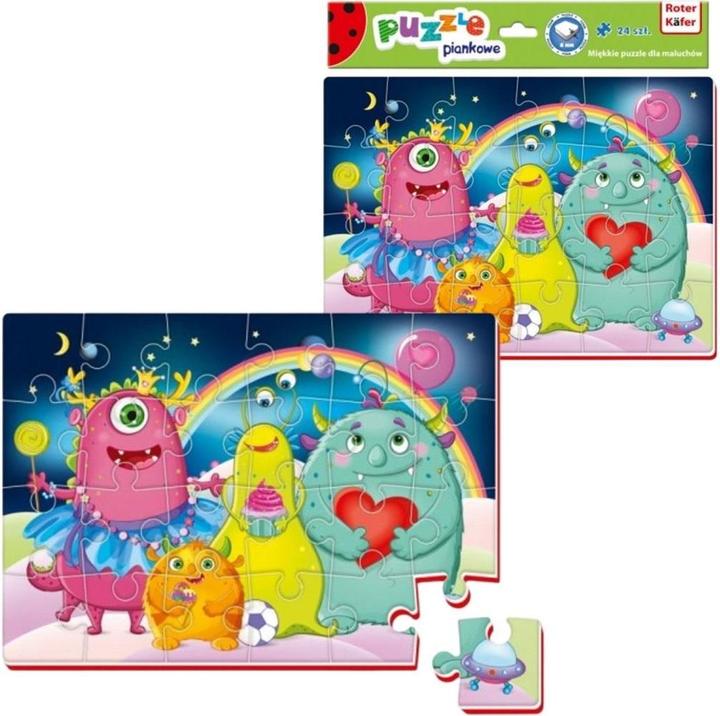 Produktbild Weiches Puzzle A4 Lustige Bilder von Monstern