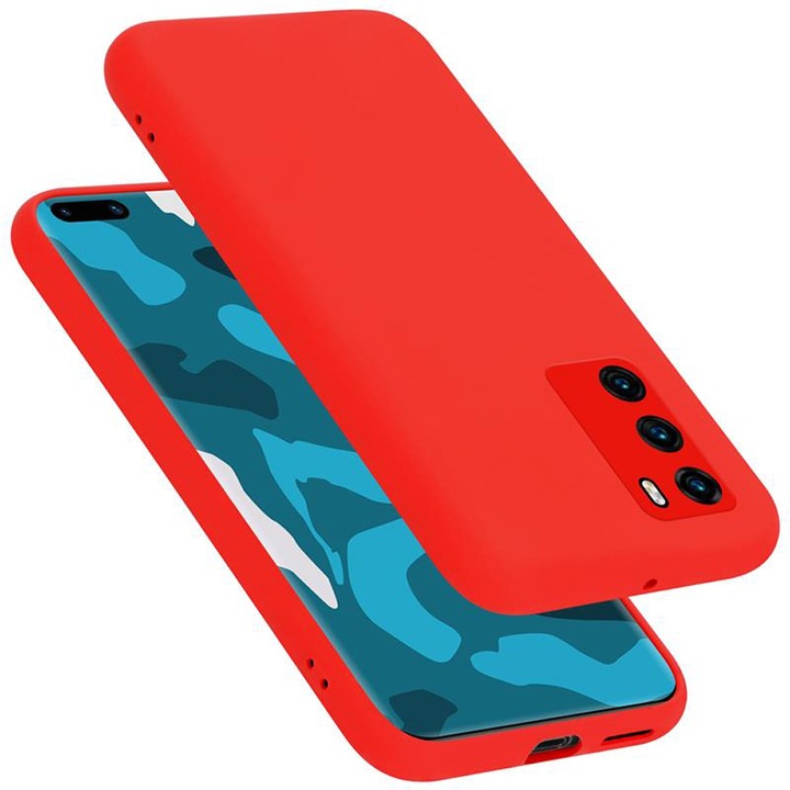 Produktbild Cadorabo TPU Liquid Silicone Case Cover (Huawei P40)