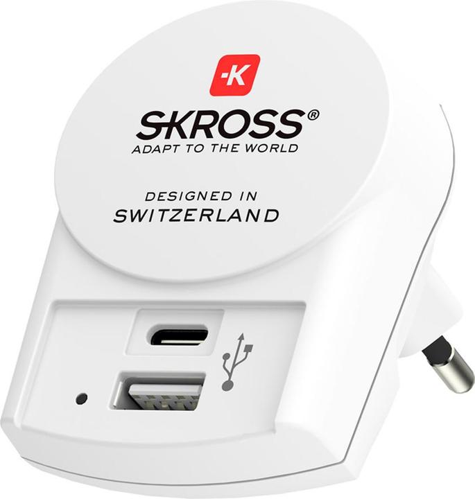 Produktbild Skross Reiseadapter PRO+ / universell geerdet / USB-A+C 30W PD