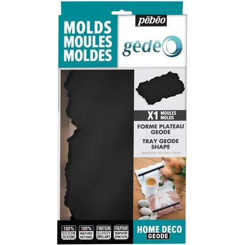 Pebeo, Künstlerfarbe + Bastelfarbe, Geoden-Tablettform (Schwarz)