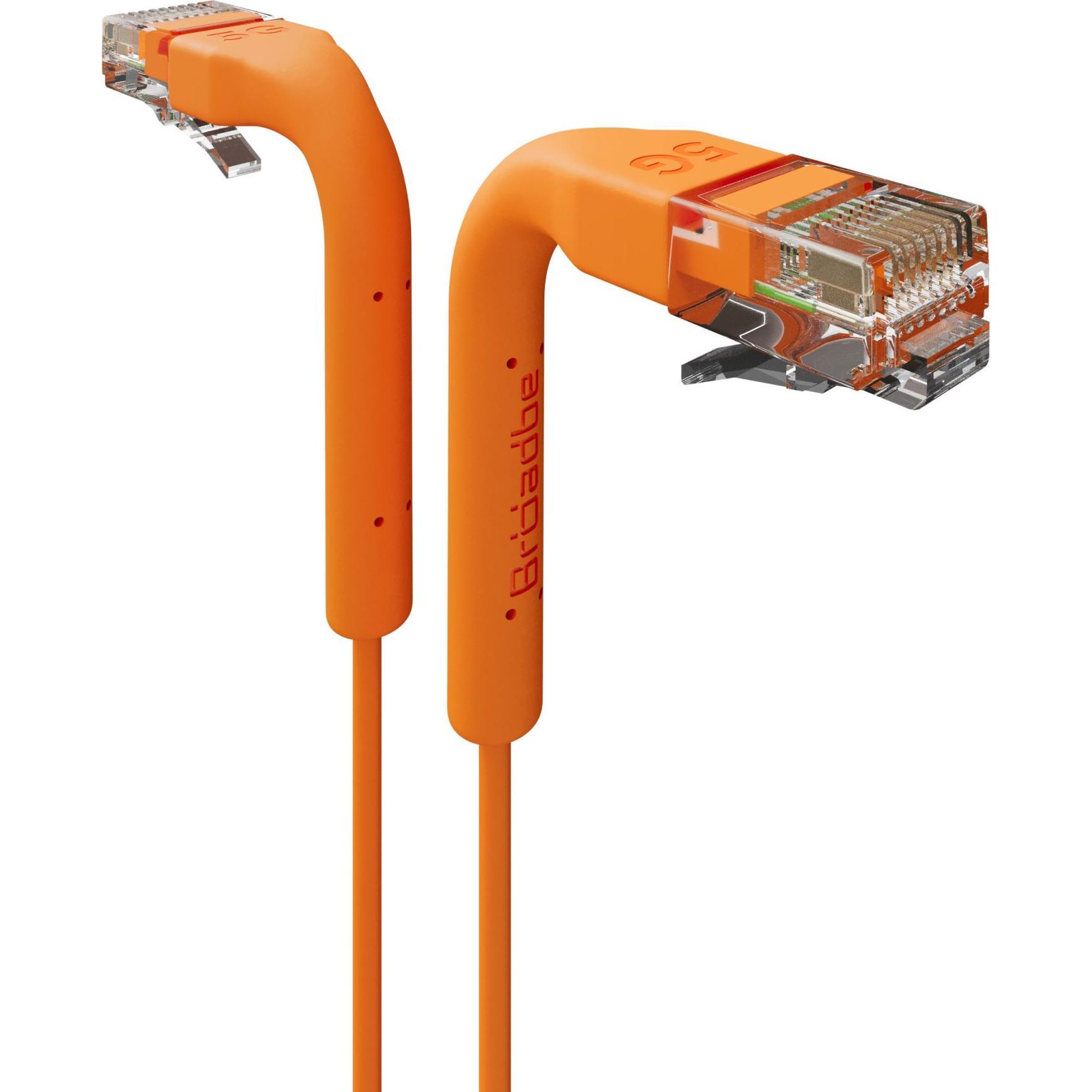 Broadbe Slim Patch Cable 5G Orange 0.3m Cable-Patch-Cat6-OR-0.3M-Slim (CAT6, 0.30 m), Cavo di rete