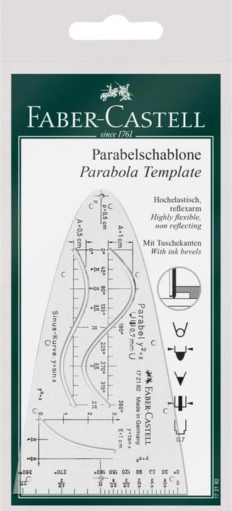 Faber-Castell Parabola template (12.40 cm, Plastic)