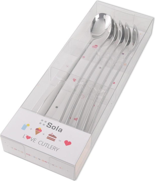Image du produit Sola Cuillère à latte macchiato avec coeur (6 pièce(s), Scoops)