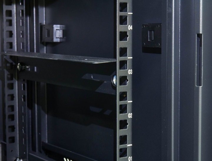 Produktbild Good Connections 19" Wandgehäuse, 4HE, tiefschwarz (RAL9005) 600 x 450mm, fertig montiert, ® (4 HE, 19 Zoll Rack)