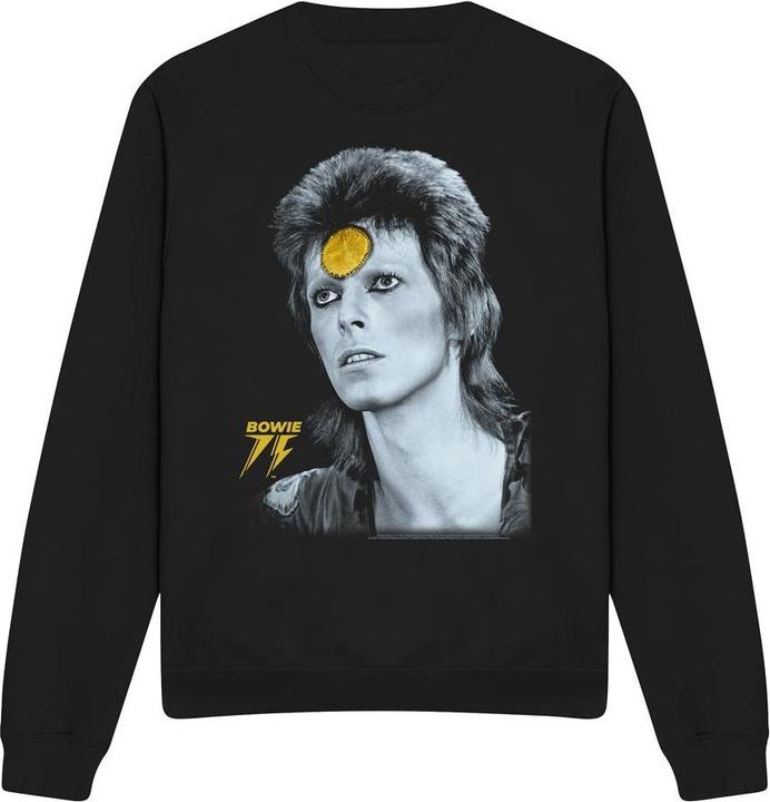 Actual product image David Bowie Unisex Adult Golden Bowie Sweatshirt (M)