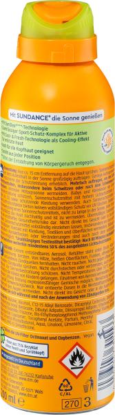 Produktbild dm Sundance Sonnenspray Sport transparent (Sonnenspray, SPF 50, 200 ml)