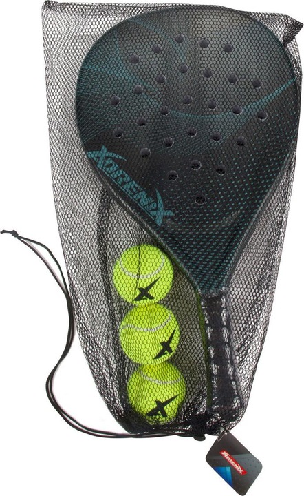 Image du produit Adrenix Padel Set Schläger mit 3 Bällen - Blau