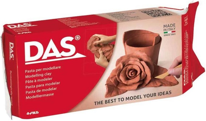 Actual product image Das Modelling clay terracotta
