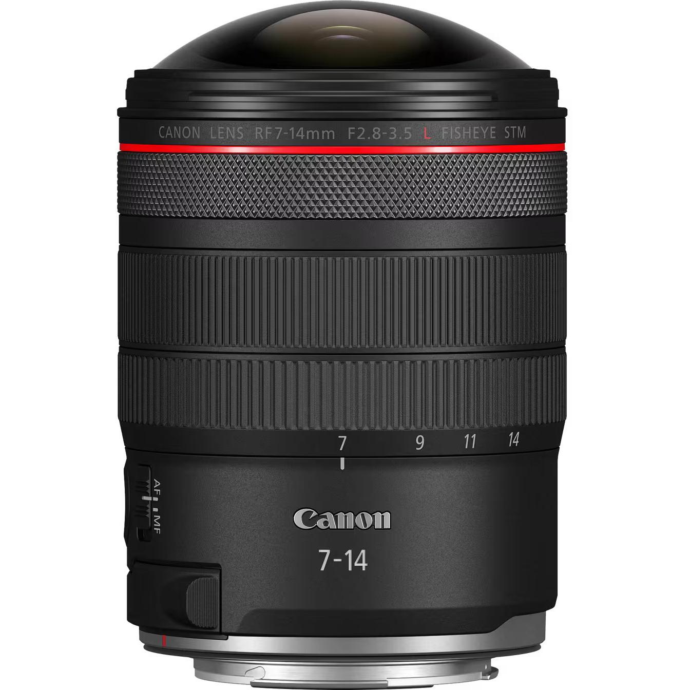 Canon RF 7-14mm/2.8-3.5 L STM Fisheye - Import (Canon RF, Full frame), Obiettivo