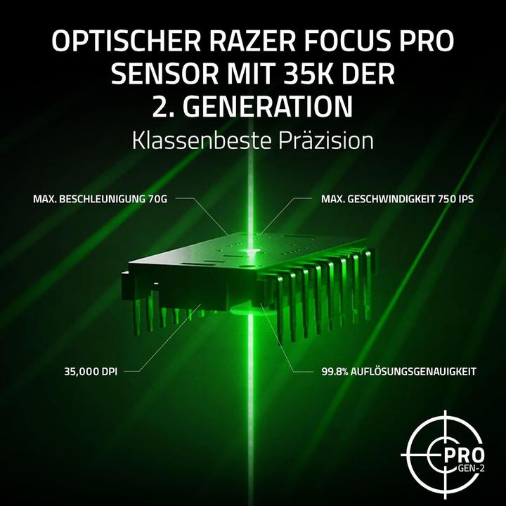 Produktbild Razer Basilisk V3 Pro 35K (Kabelgebunden, Kabellos)