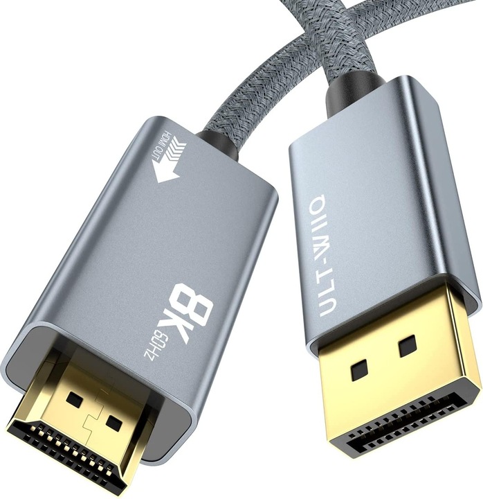 Ult-Wiiq DisplayPort auf HDMI-Kabel (3 m, DisplayPort)