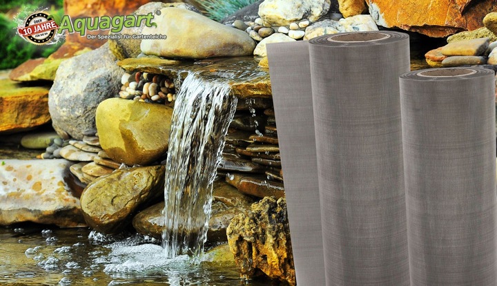 Image du produit Aquagart 110cm x 50cm Edelstahlgewebe für Siebfilter Bogensieb Sieb Teich