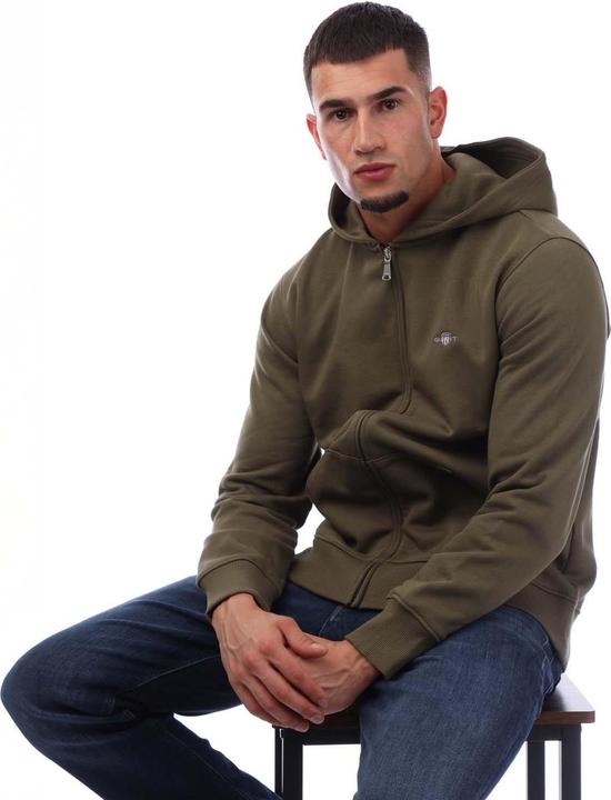 Immagine prodotto GANT Felpa con Cappuccio e Zip Intera Logo Scudo Uomo (S)